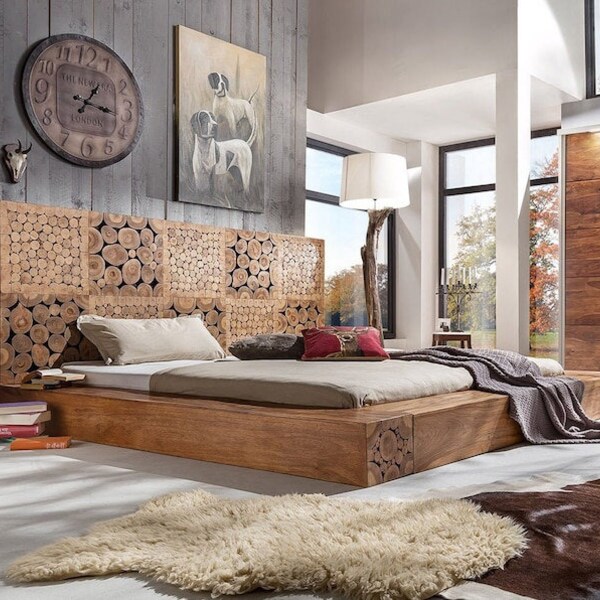 Bed Frame Solid Base Etsy UK