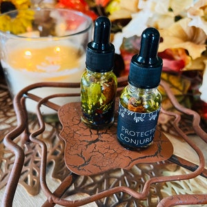 Protection Conjure Oil: Ritual Anointing Blend