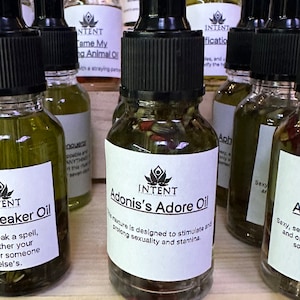Adonis’s Adore Conjure Oil | Anointing Oil Blend for “Love” and Stamina