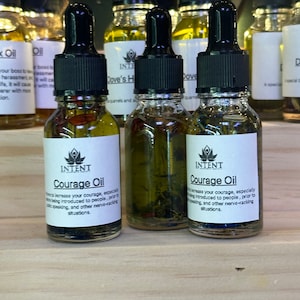 Courage Anointing Oil: Empowering Botanical Blend