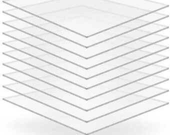 Clear Acrylic Glass Transparent Perspex Sheet Cut To Size Panel Plastic Material