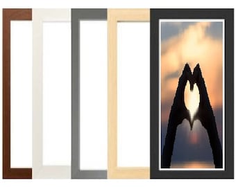 Wood Photo Frame Personalized Picture Frame Poster Frame Various Sizes & Colours