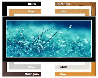 Maxi Frame Acrylic Glass Photograph Frame Picture Photo Frame White Silver Black