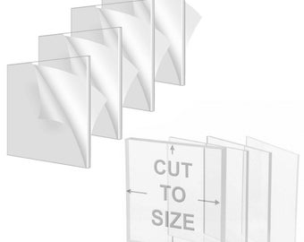 3mm 4mm 5mm 6mm Clear Acrylic Plastic Safety Sheet 1mm 2mm Shed Windows Sheets Many Bespoke Sizes Available Acrylic Sheet