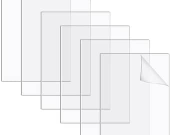 Clear Plastic Acrylic Perspex Sheet Glass Custom Cut To Size A1 A2 A3 A4 A5 A6