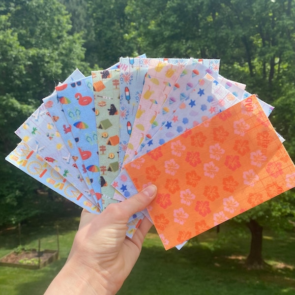 Tubie Tape - Summer Patterns | Medical Tape for Feeding Tubes, Oxygen, or Central Lines