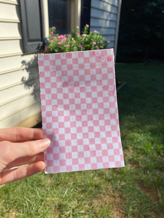 Tubie Tape Pink Checkered Pattern Medical Tape for Feeding Etsy