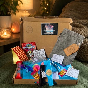 Large Self Help Self Harm Recovery Blood Roller, High Anxiety and Mental Health Crisis Support Care Kit