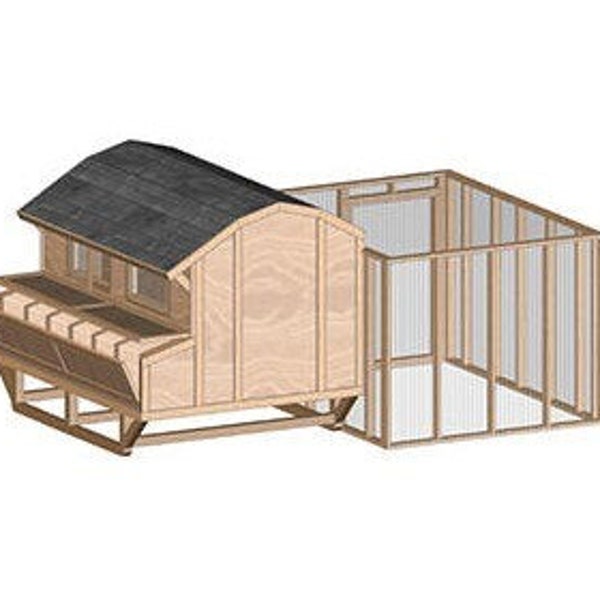 Chicken Coop Plans Pdf Etsy