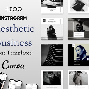 Social Media Templates | Aesthetic Instagram Templates | Small Business Instagram | Instagram Stories | Instagram Content Templates