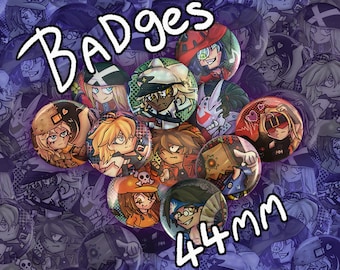 Guilty Gear Strive - Button Buttons - 44mm - Kampfspiel inspiriert