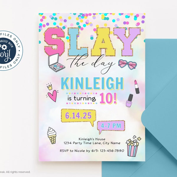 Tween Invitation - Etsy