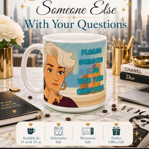 Devil Wears Prada Mug | Miranda-Inspired Cartoon Ceramic Mug