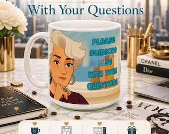Devil Wears Prada Mug | Miranda-Inspired Cartoon Ceramic Mug