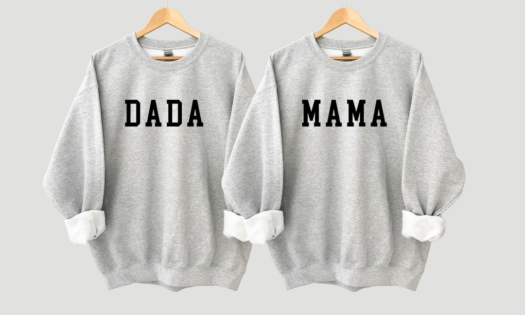 Minimalistic Aesthetic Mom and Dad Matching Shirts Cute Soon to Be Mom ...