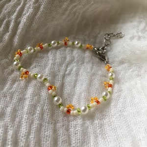 Guacamole - Chandelier Beaded Bracelet - Adjustable Sizing