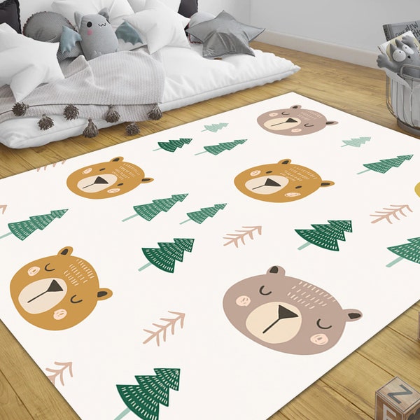 Bear Rug Nursery Etsy