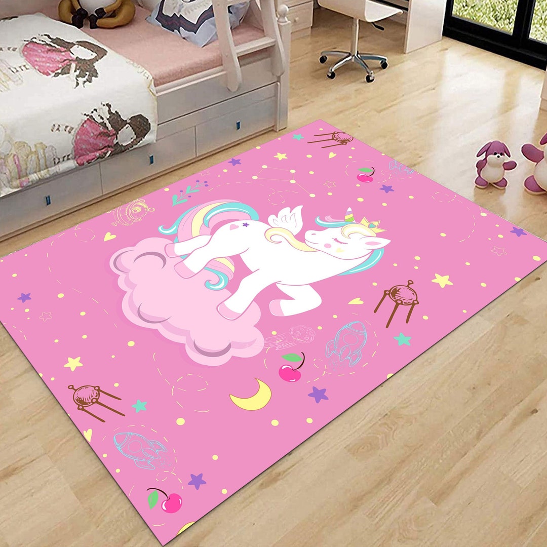 Unicorn Print Kids Ruglc945 Unicorn Kids Ruggirl Kids - Etsy