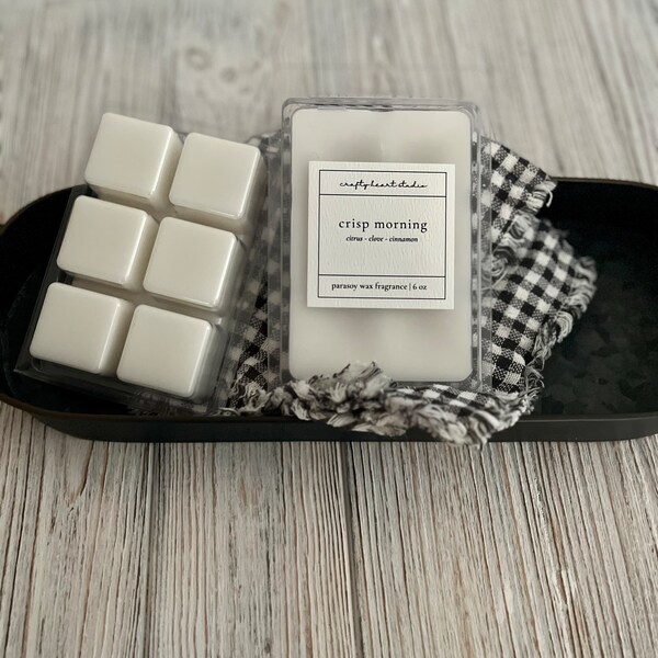 Crisp Morning | Scented Wax Melt | HOME FRAGRANCE | 6oz LARGE | Crafty Heart Studio