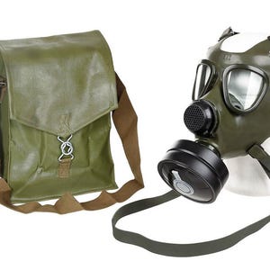 Romanian Army Gas Mask M 74 with filter Size III