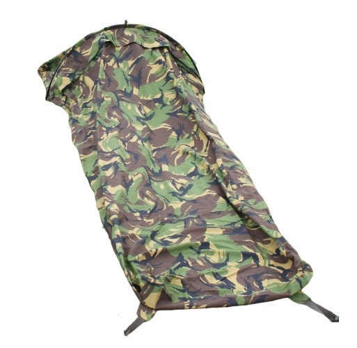 Dutch Army Hooped Gore-tex® Bivy Bag Woodland KPU Full Set Size Large 