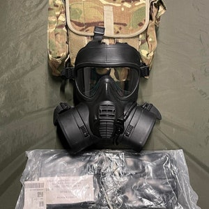 British Army Scott General Service Respirator (GSR) Size 2 with Carry Bag Field pack