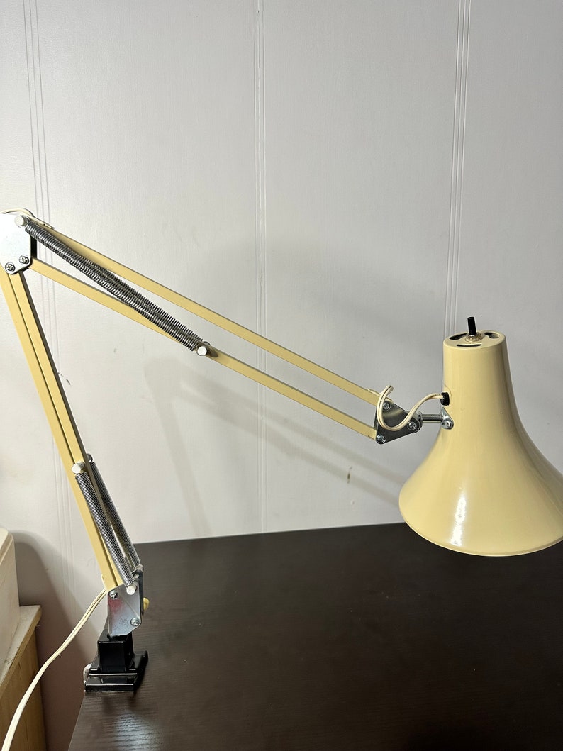 Vintage Luxo Clamp on Desk Lamp Studio Lamp Drafting Lamp Etsy