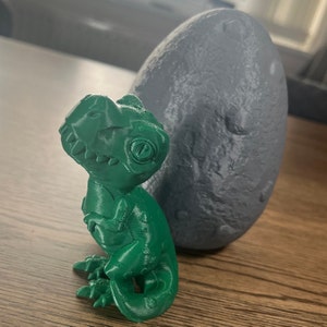 3D Printed Hatchling Egg - Interactive Dinosaur Discovery Set