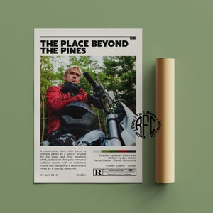 The Place Beyond The Pines Retro Vintage Poster | Minimalist Movie Poster | Retro Vintage Art Print | Wall Art | Home Decor