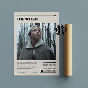 The Witch Retro Vintage Poster | Minimalist Movie Poster | Retro Vintage Art Print | Wall Art | Home Decor