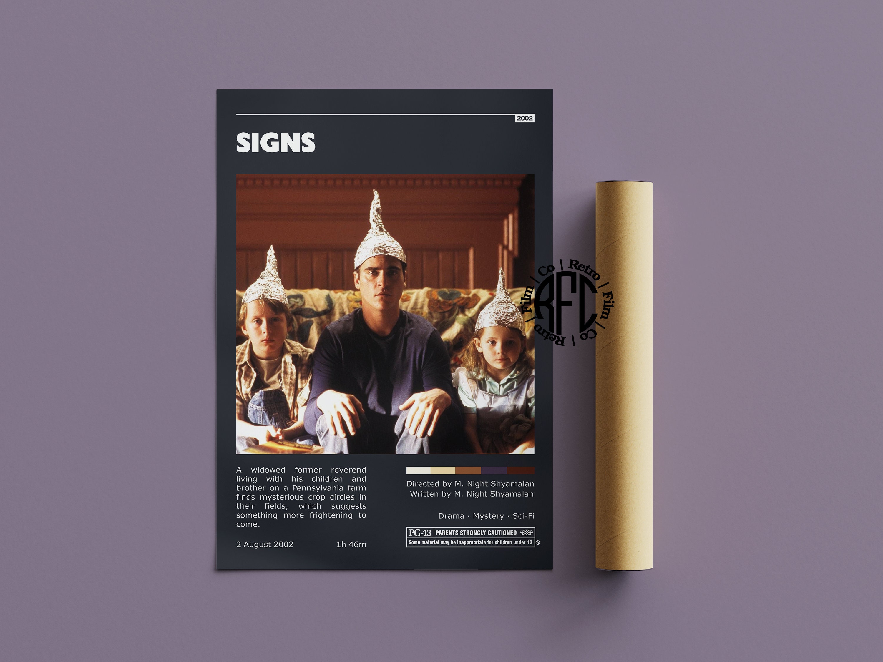 Signs Retro Vintage Poster | Minimalist Movie Poster | Retro Vintage ...
