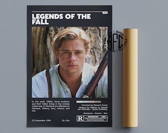 Legends Of The Fall Retro Vintage Poster | Minimalistische Film Poster | Retro Vintage Art Print | Kunst aan de muur | Woondecoratie
