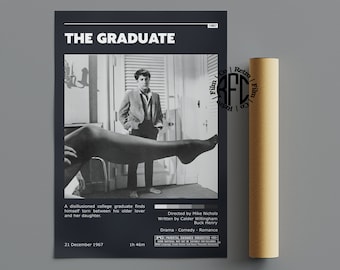 Affiche Film The Graduate – 40x60 Cm – Poster Cinéma HQ – PostersAndCo