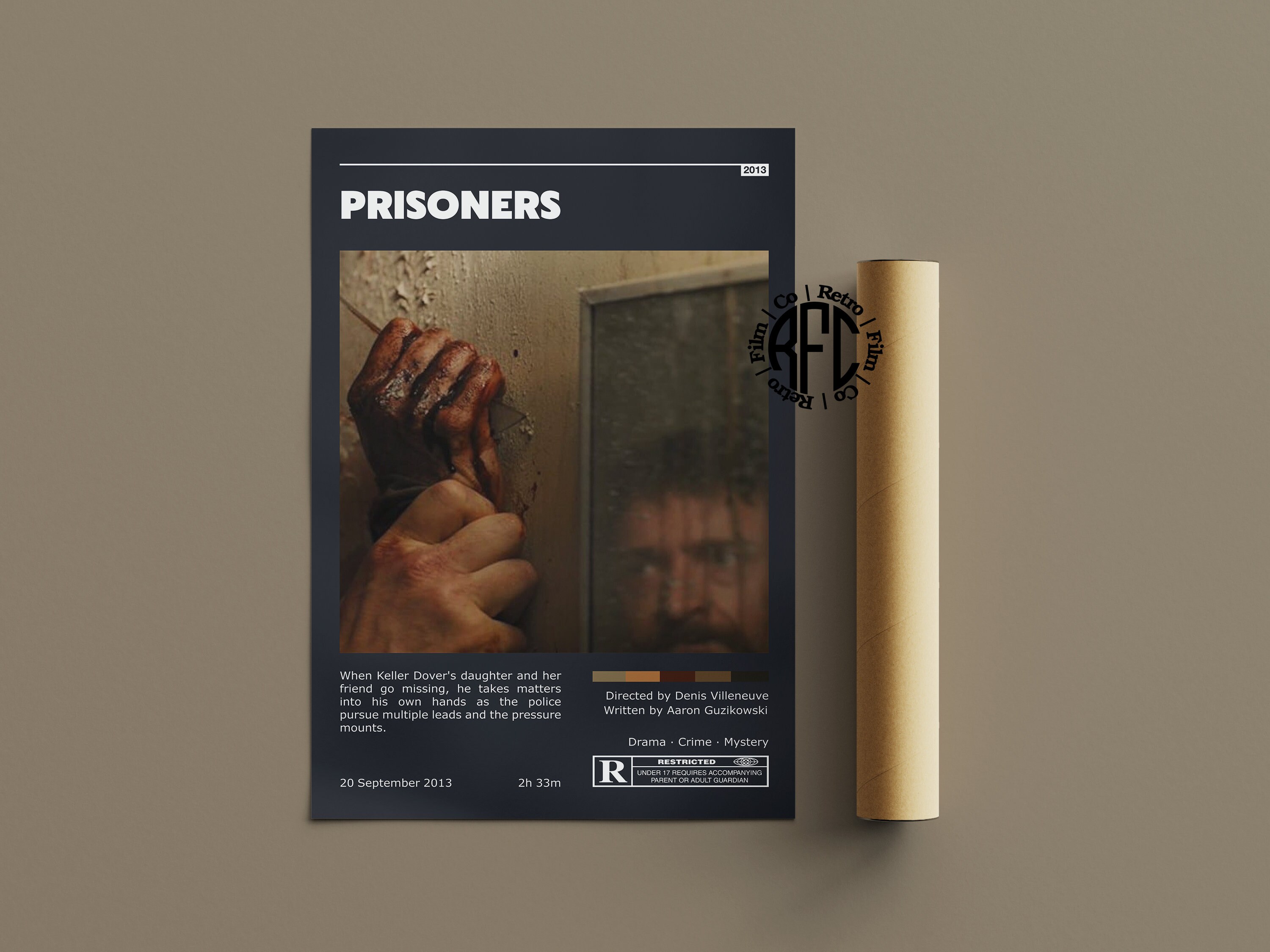 Prisoners Retro Vintage Poster | Minimalist Movie Poster | Retro ...