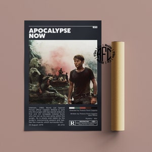 Apocalypse Now Retro Vintage Poster | Minimalist Movie Poster | Retro Vintage Art Print | Wall Art | Home Decor