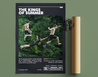 The Kings Of Summer Retro Vintage Poster / Minimalist Movie Poster / Retro Vintage Art Print / Wall Art / Home Decor