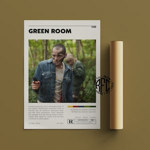 Green Room Retro Vintage Poster | Minimalist Movie Poster | Retro Vintage Art Print | Wall Art | Home Decor