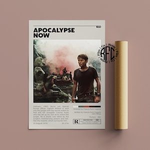 Apocalypse Now Retro Vintage Poster | Minimalist Movie Poster | Retro Vintage Art Print | Wall Art | Home Decor