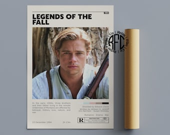 Legends Of The Fall Retro Vintage Poster | Minimalistische Film Poster | Retro Vintage Art Print | Kunst aan de muur | Woondecoratie
