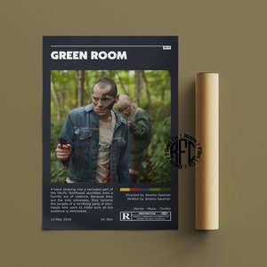 Green Room Retro Vintage Poster | Minimalist Movie Poster | Retro Vintage Art Print | Wall Art | Home Decor