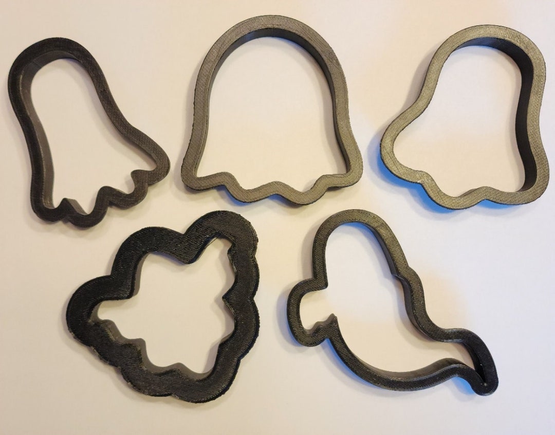 SET OR INDIVIDUAL Ghost Cookie Cutters / Fondant Cutters set Etsy