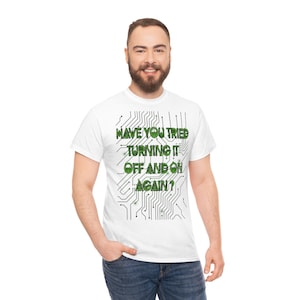 Have you tried turning it off and on again? IT Crowd