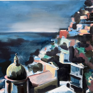Canvas Reproduction From Original Painting: Journey Of Italy Painting#19