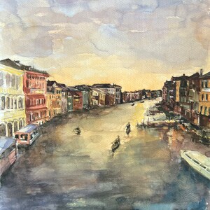 Canvas Reproduction From Original Painting: Journey Of Italy Painting#5