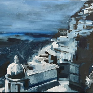 Canvas Reproduction From Original Painting: Journey Of Italy Painting#18