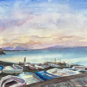 Canvas Reproduction From Original Painting: Journey Of Italy Painting#8
