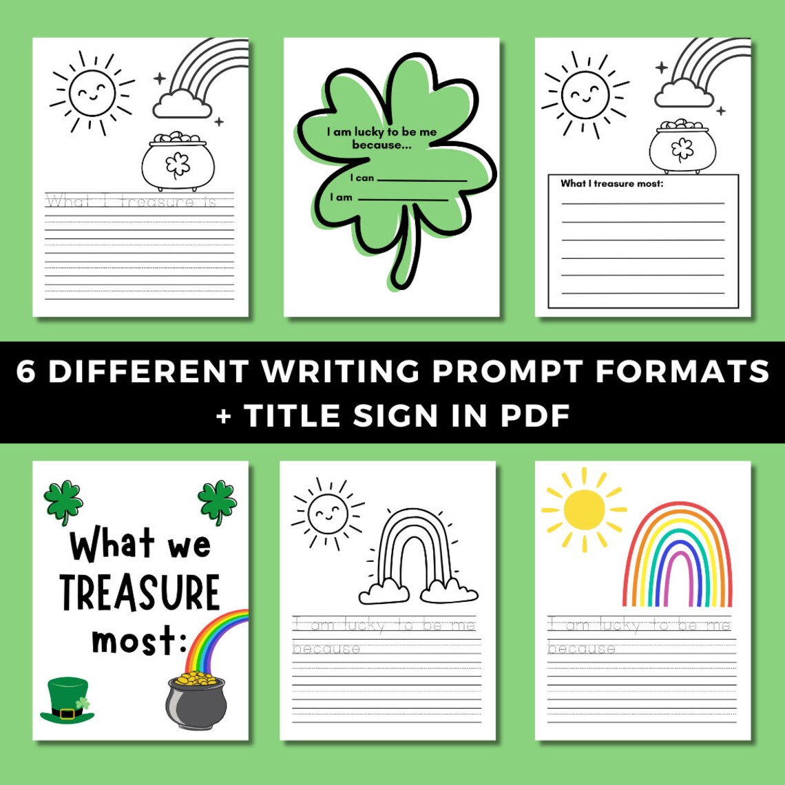 St. Patrick's Day Bulletin Board Kit, St. Patrick's Day Project, St ...