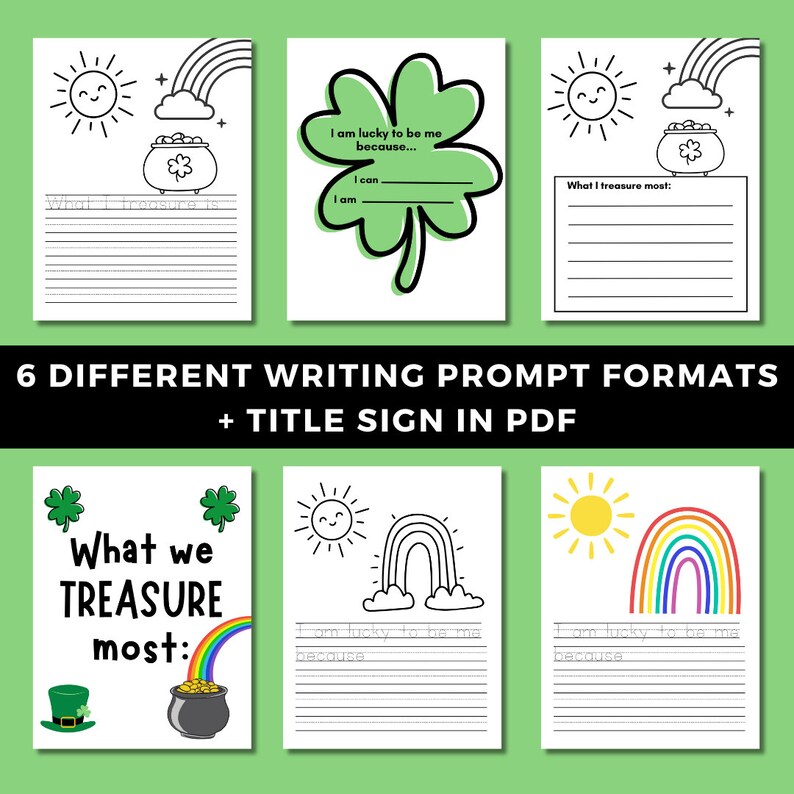 St. Patrick's Day Bulletin Board Kit, St. Patrick's Day Project, St ...