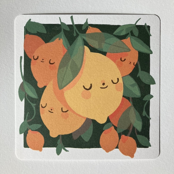 Bittersweet Lemon Illustration print