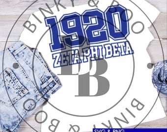 Zeta Phi Beta Sorority, Inc. Sorority inspired SVG, 1920 ZPhiB SVG,  Zeta Heart, Silhouette Cut file, Sorority Cut File